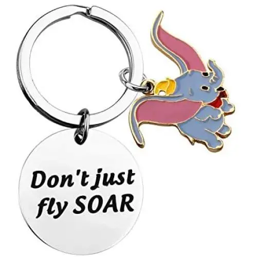 FAADBUK Dumbo Gift Dumbo Elephant Gift Dont Just Fly Soar Dumbo Inspiration Gift for Daughter Graduation Gift for Her