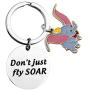 FAADBUK Dumbo Gift Dumbo Elephant Gift Dont Just Fly Soar Dumbo Inspiration Gift for Daughter Graduation Gift for Her