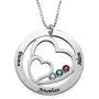MyNameNecklace Personalized Heart Pendant Made with Swarovski Crystals Custom Engraved Precious Metals Silver 925 & Gold Plating Jewelry MyNameNecklace Personalized Heart Pendant Made with Swarovski Crystals Custom Engraved Precious Metals Silver 925 & Gold Plating Jewelry