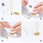 Minicremation Cremation Jewelry for Ashes Memorial Keepsake for Beloveds Ashes Urn Pendants Butterfly Cremation Necklace for Ashes