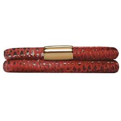 Endless Jewelry Double Red Reptile JLO Bracelet with Stainless Steel Clasp