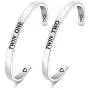 Gzrlyf Twins Keychain Twin One Twin Two Keychain Set Twins Gifts for Twins Sister Twin Brother Gift Gzrlyf Twins Keychain Twin One Twin Two Keychain Set Twins Gifts for Twins Sister Twin Brother Gift