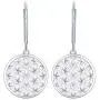 JO WISDOM 925 Sterling Silver Flower of Life Drop&Dangle Leverback Earrings JO WISDOM 925 Sterling Silver Flower of Life Drop&Dangle Leverback Earrings