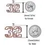 LuxglitterLin Baseball Jersey Number 45 Pendant Necklace Inspiration Punk Initial Stainless Steel Jewelry for Men 3mm Keel Link Chain 25mm High LuxglitterLin Baseball Jersey Number 45 Pendant Necklace Inspiration Punk Initial Stainless Steel Jewelry for Men 3mm Keel Link Chain 25mm High