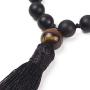 GVUSMIL 108 Mala Beads Necklace Natural Healing Energy Gemstone Charm Jewelry for Buddhist Prayer Rosary Meditation Hand Knitted Beaded Tassel Necklace