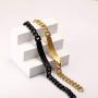 Medical Alert ID Bracelet Type 1 Diabetes/Types 2 Diabetes/Epilepsy/Blood Thinner Stainless Steel Bracelet for Men and Women,Free Engraving Custom Information Id Bracelet For Dementia Patients