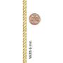 LIFETIME JEWELRY 6mm Cuban Link Chain Necklace 24k Gold Plated for Men and Women