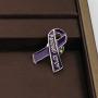 CENWA Pancreatic Awareness Gift Pancreatic Purple Ribbon Pin Pancreatic Enamel Cancer Support Jewelry
