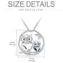 925 Sterling Silver Mother Daughter Necklace, Cute Animals Circle Design, Birthday Jewelry Gifts for Mom Grandma Mother-to-be Stepmom Daughter 925 Sterling Silver Mother Daughter Necklace, Cute Animals Circle Design, Birthday Jewelry Gifts for Mom Grandma Mother-to-be Stepmom Daughter