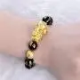 Feng Shui Black Obsidian Wealth Bracelet, 3 Pcs Good Luck Pi Xiu Bracelets for Women Men Attract Health Wealth Money Feng Shui Jewelry