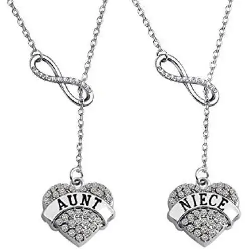 BAUNA Niece Gift from Aunt Auntie Gifts Aunt Niece Pendant Necklace Niece Birthday Gift Graduation Gift BAUNA Niece Gift from Aunt Auntie Gifts Aunt Niece Pendant Necklace Niece Birthday Gift Graduation Gift