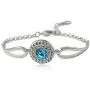 MAFMO White Platinum Plated Crystal Round Shaped Necklace Bracelet Earrings Set Women Fashion Jewelry MAFMO White Platinum Plated Crystal Round Shaped Necklace Bracelet Earrings Set Women Fashion Jewelry