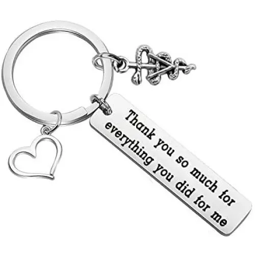 POTIY Veterinarian Keychain Veterinary Technician Gifts Thank You So Much for Everything You Did for Me Vet Tech Jewelry Gift Thank You Gift for Veterinarian POTIY Veterinarian Keychain Veterinary Technician Gifts Thank You So Much for Everything You Did for Me Vet Tech Jewelry Gift Thank You Gift for Veterinarian