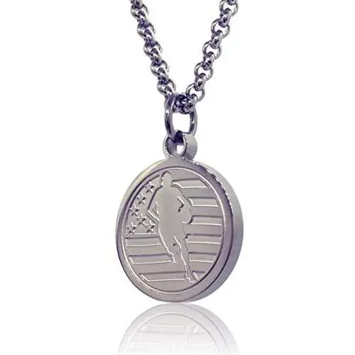 Pendant Sports Athletes Necklaces for Men and Women with Inspiring Quote Beautifully Engraved on The Back. Baseball Basketball Football Soccer Hockey Available. Pendant Sports Athletes Necklaces for Men and Women with Inspiring Quote Beautifully Engraved on The Back. Baseball Basketball Football Soccer Hockey Available.