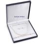 THE PEARL SOURCE 14K Gold 6-6.5mm Round Black Akoya Cultured Pearl Necklace, Bracelet & Earrings Set in 18'' Princess Length for Women