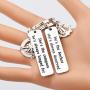 MAOFAED Couple Keychain Set Long Distance Relationship Gift Anchor Jewelry Campass Gift for Husband Boyfriend Wife Girlfriend