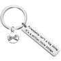 CYTING Friendship Keychain Friendship Isnt a Big Thing Its a Million Little Things Best Friend Keychain Friendship Jewelry for Friends Bestie