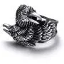 Elfasio Viking Crow Ring Nordic Men Stainless Steel Vintage Rings US Size 8-13 Elfasio Viking Crow Ring Nordic Men Stainless Steel Vintage Rings US Size 8-13