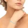 Sterling Silver Genuine, Created or Simulated Gemstone 6x4mm Oval-Cut Adjustable Tennis Bracelet Sterling Silver Genuine, Created or Simulated Gemstone 6x4mm Oval-Cut Adjustable Tennis Bracelet