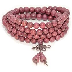 anzhongli Mala Beads Bracelet Necklace for Men Women 6mm/8mm 108 Prayer Beads for Meditation Yoga