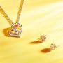 Sunflower Jewelry Set Sunflower Earrings Bracelet Necklace