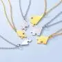 BFF Necklace for 2/3/4/5/6 Stainless Steel Chain Personalized Family Love/Friendship Jewelry Set Free Engraving Heart Pendants BFF Necklace for 2/3/4/5/6 Stainless Steel Chain Personalized Family Love/Friendship Jewelry Set Free Engraving Heart Pendants