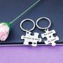 Puzzle Sister Keychain Not Sister By Blood But Sister By Heart Gift for Sisters Friends Sister Jewelry Sister Gifts from Sister BFF Gifts for 2 (sister by blood KR)