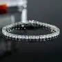 VOLUKA Cubic Zirconia Tennis Bracelet for Women White Gold/Gold/Rose Gold Plated CZ Bracelets for Men Girls 7.5in VOLUKA Cubic Zirconia Tennis Bracelet for Women White Gold/Gold/Rose Gold Plated CZ Bracelets for Men Girls 7.5in