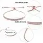 Miss Rabbit Cubic Zirconia Adjustable Bracelet with Prong Setting Crystal CZ Stones and Rhodium, Gold, Rose Gold Plating For Gift And Every Day Wear