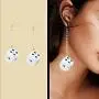 Jeni-Sely Resin Funny 3D Dice Dangle Earrings Cool Punk Cubic Dice Geometric Drop Earrings Night Club Party Jewelry