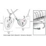 SunnyHouse Jewelry His & Hers Matching Set Your Key to My Heart Couple Pendant Necklace Key and Lock Style in a Gift Box