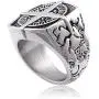 Gungneer Compass Ring for Men Stainless Steel Protective Lucky Charm Amulet United State Navy Jewelry Accessory Gungneer Compass Ring for Men Stainless Steel Protective Lucky Charm Amulet United State Navy Jewelry Accessory