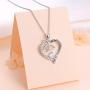 Inspirational Jewelry Sterling Silver She Believed She Could So She Celtic Did Love Heart Necklace,18''