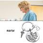 Nurse Keychain Gifts Nurse Graduation Gifts Nurses Student Gifts Nursing Jewelry RN Nurse Gifts They Will Never Forget How You Made Them Feel