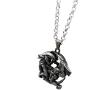 Horror Aliens Pendant Necklaces For Movie Aliens vs Predator Fans Metal Link Chain Jewelry Souvenirs