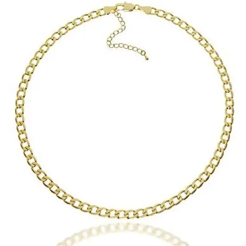 JIBSA 18K Gold Plated Choker Layered Thin Dainty Chain Necklace 14'' 16'' 18'' Long for Women Teen Girls Fashion Jewelry JIBSA 18K Gold Plated Choker Layered Thin Dainty Chain Necklace 14'' 16'' 18'' Long for Women Teen Girls Fashion Jewelry