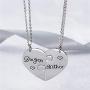 starchenie BFF Best Friend Necklaces for 2/3/4 Girls Fashion Rhinestone Crystal Puzzle Friendship Pendant Necklaces