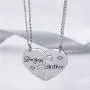 starchenie BFF Best Friend Necklaces for 2/3/4 Girls Fashion Rhinestone Crystal Puzzle Friendship Pendant Necklaces