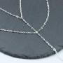 YienDoo Fashion Lasso Y Necklace Chain Dainty Multilayer Tassel Pendant Charm Minimalist Necklace Jewelry for Women and Girls (Silver)