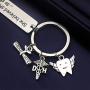 SIIDIMELO Dentists Gift She Believed She Could Dental Assistant Gift Dentist Office Orthodontist Gifts Dental Student Keychain Gift for DH Dentist Assistant Jewelry Hygienist Gift (She Believe DH-KR)