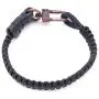 Mens Reversible Hand-Knotted Waxed Cord Bracelet - Navy & Black Mens Reversible Hand-Knotted Waxed Cord Bracelet - Navy & Black