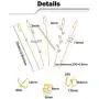Ofeiyaa 11 Pcs Ear Wrap Crawler Hook Earrings Ear Cuffs Earrings for Women Girls Stainless Steel Non-Piercing Helix Cartilage Clip On Wrap Earrings Set Ofeiyaa 11 Pcs Ear Wrap Crawler Hook Earrings Ear Cuffs Earrings for Women Girls Stainless Steel Non-Piercing Helix Cartilage Clip On Wrap Earrings Set