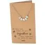 Quan Jewelry Puzzle Piece Friendship Necklace, Great Mothers Gift Ideas, Sisters and Friends Charm with Inspiring Family Quote Card, Autism Awareness Jewelry Quan Jewelry Puzzle Piece Friendship Necklace, Great Mothers Gift Ideas, Sisters and Friends Charm with Inspiring Family Quote Card, Autism Awareness Jewelry