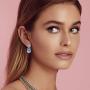 Swarovski Crystal Teardrop Dangle Earrings for Women 14K Gold Plated Hypoallergenic Drop Stud Earrings