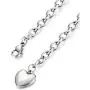 Jstyle Jewelry Womens Heart Charm Bracelets Stainless Steel Link Bracelet Birthday Gifts for Women Jewelry