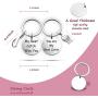 G-Ahora Couple Keychain Couple Puzzle Jewelry for Boyfriend and Girlfriend Valentines Day Anniversarys Day Gift for Husband Wife Long Distance Relationship