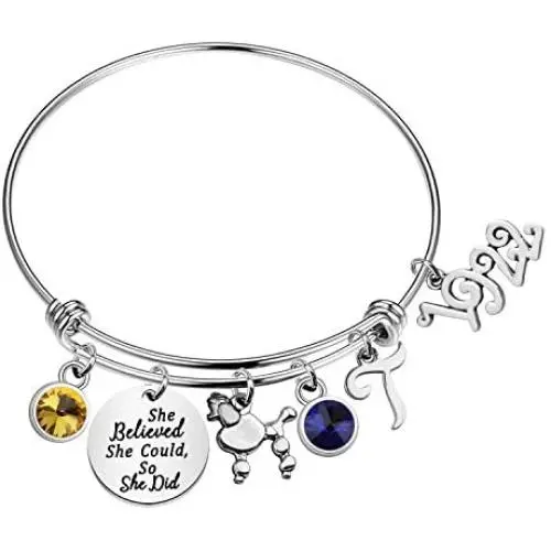 CENWA Sigma Gamma Rho Sorority Bracelet 1922 Sorority Paraphernalia Gift She Believed She Could So She Did Graduation Gifts Greek Sorority Jewelry CENWA Sigma Gamma Rho Sorority Bracelet 1922 Sorority Paraphernalia Gift She Believed She Could So She Did Graduation Gifts Greek Sorority Jewelry