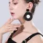 MIAIULIA Rock N Roll 1950s Womens Vinyl Record Earrings