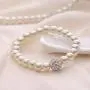 Faux Pearl Choker Necklace For Women, White Simulated Shell Pearl Bracelet Stud Earring Necklaces Sets Teen Girls, Crystal Ball Wedding Brides Jewelry Faux Pearl Choker Necklace For Women, White Simulated Shell Pearl Bracelet Stud Earring Necklaces Sets Teen Girls, Crystal Ball Wedding Brides Jewelry