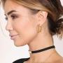 Hoop Earrings,18K Gold Plated 925 Sterling Silver Post Small Hoops,Star|Sunflower|Bamboo|Chain Hoop Earrings for Women Girls,with Gift Box